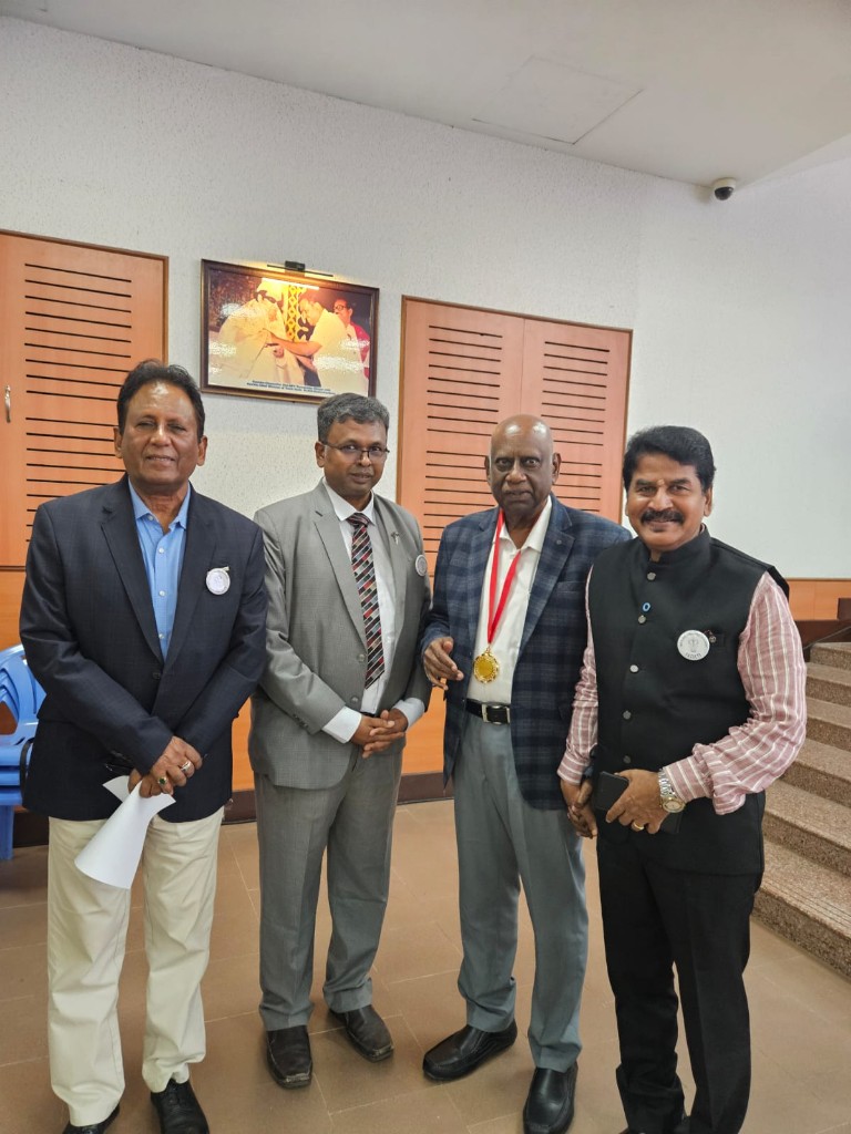 GCDC award ceremony with medal recipients