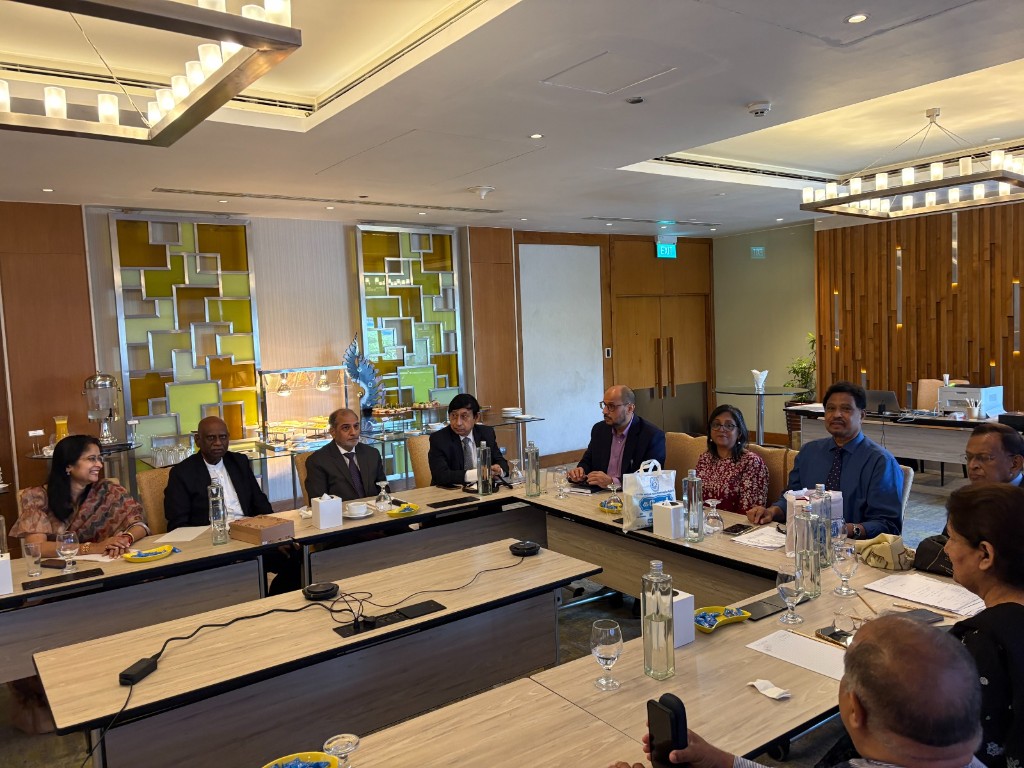 MRCGP International examiners meeting at the conference table